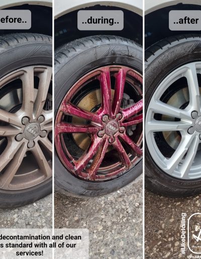 alloy wheel refurbishment deep clean ceramic coating Car Detailing and Leather repair
