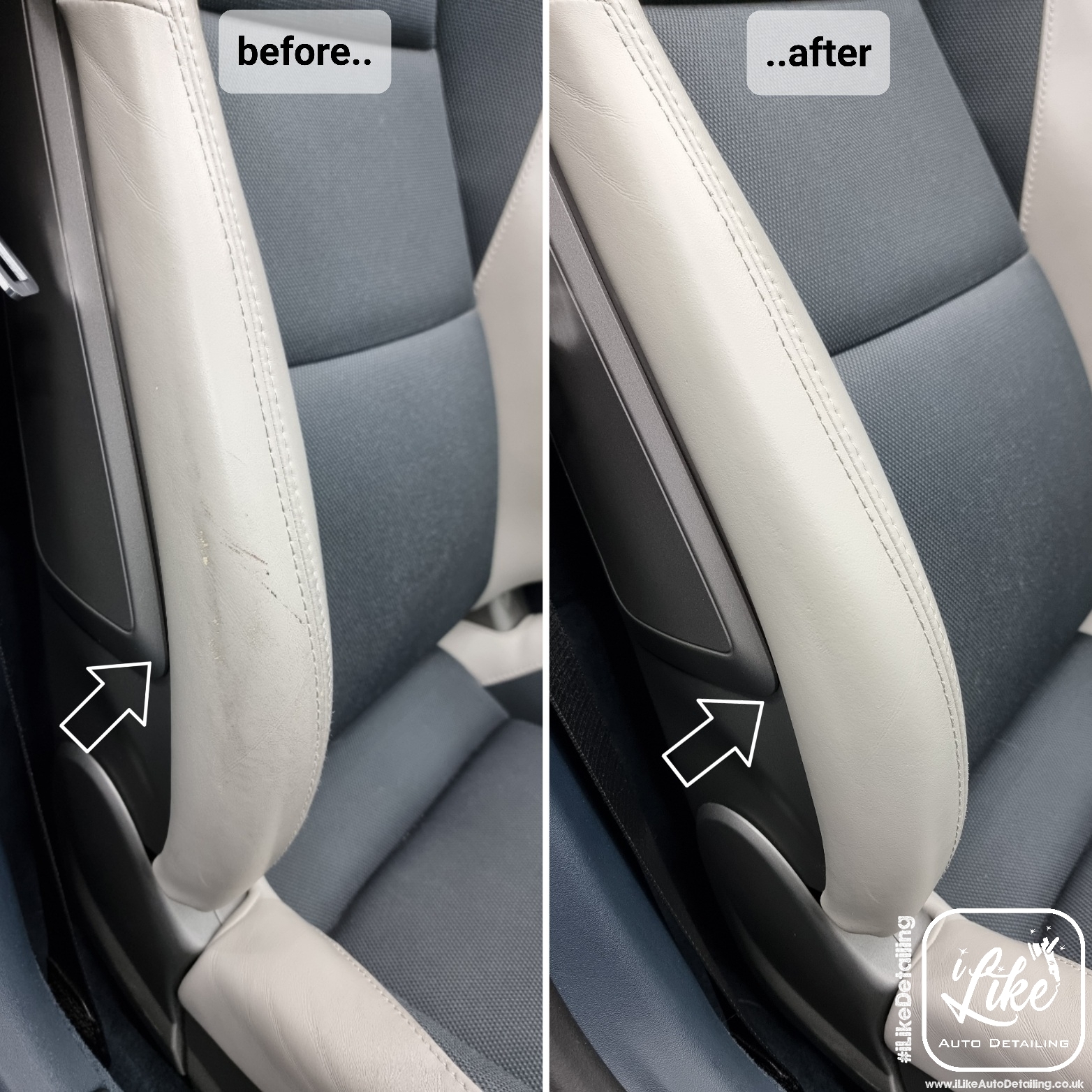 leather seat bolster repair