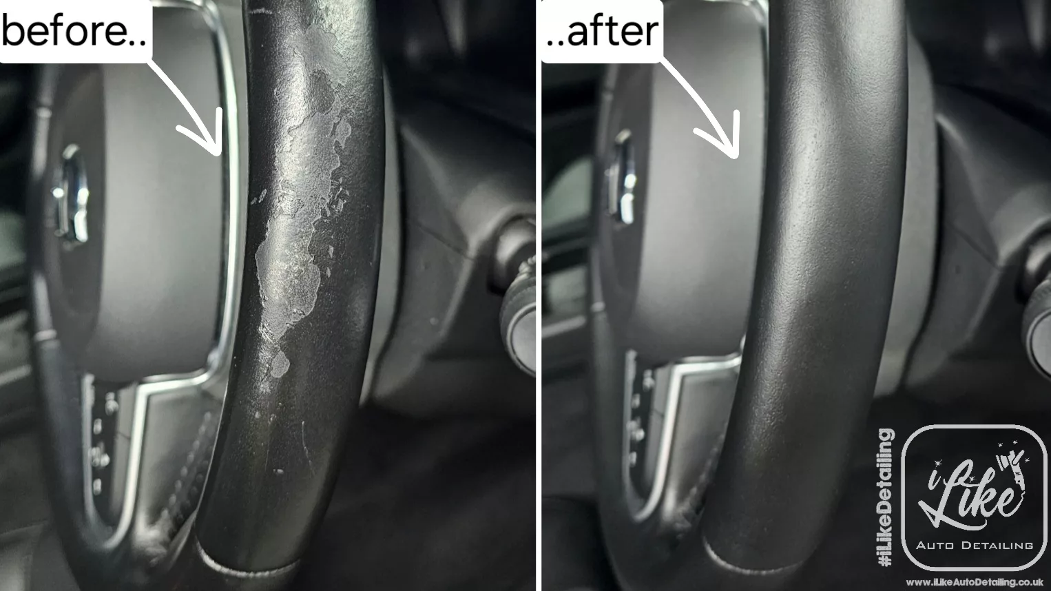 leather repair steering wheel